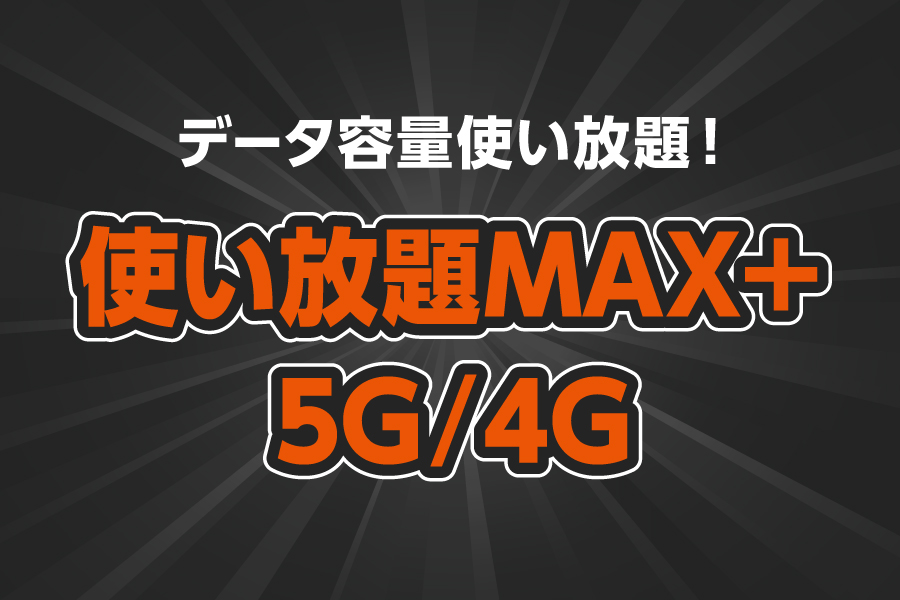 au使い放題MAX＋　４G/５G